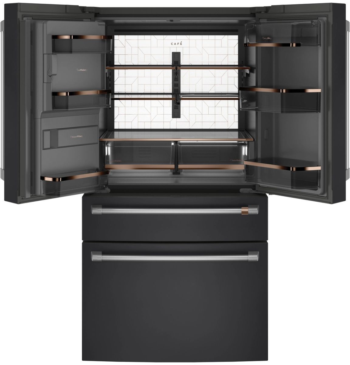 Café 22.3 cu. ft. Matte Black French Door Refrigerator