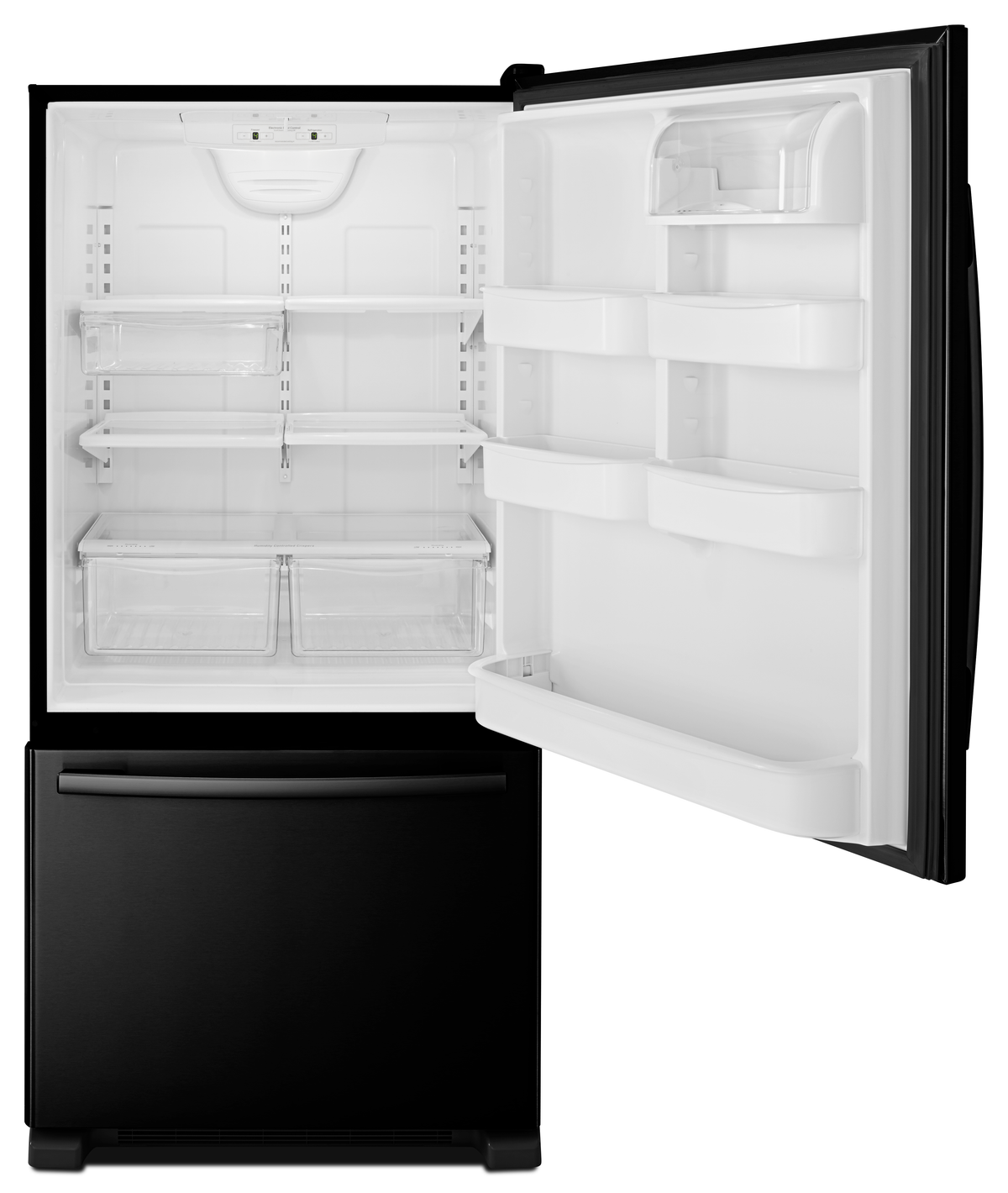Amana 22.1 cu. ft. Black Bottom Freezer Refrigerator