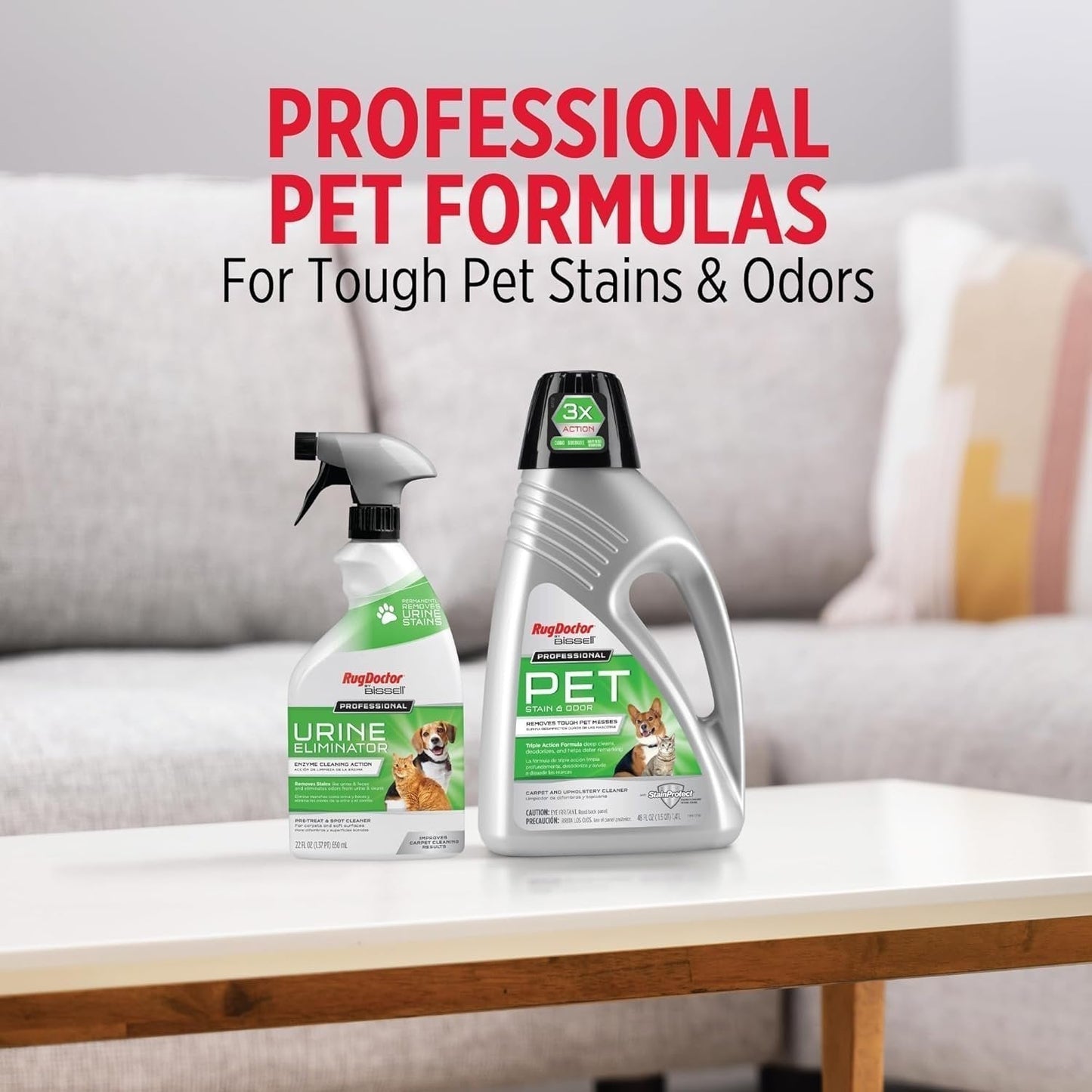 Rug Doctor X3 Commercial Carpet Cleaner Pet Pro Pack with Stain & Odor Removers