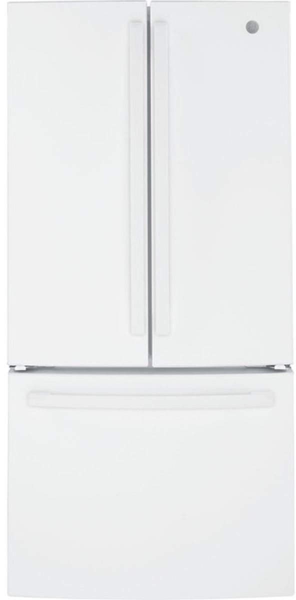 GE 18.6 cu. ft. White French Door Refrigerator