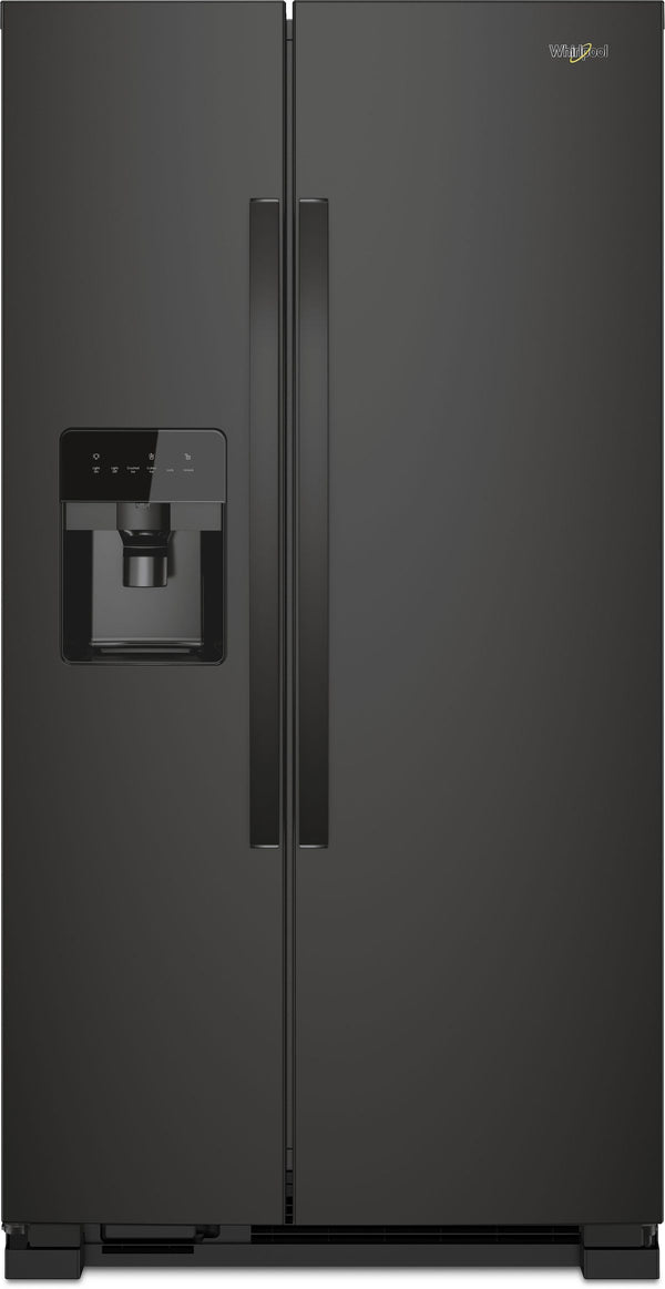 Whirlpool 21.0 cu. ft. Black Side-by-Side Refrigerator