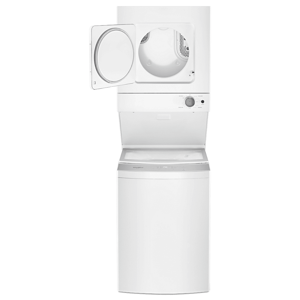 Whirlpool WET4024HW 24 inch White Electric Washer/Dryer Stacked Laundry Center