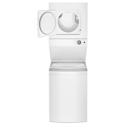 Whirlpool WET4024HW 24 inch White Electric Washer/Dryer Stacked Laundry Center