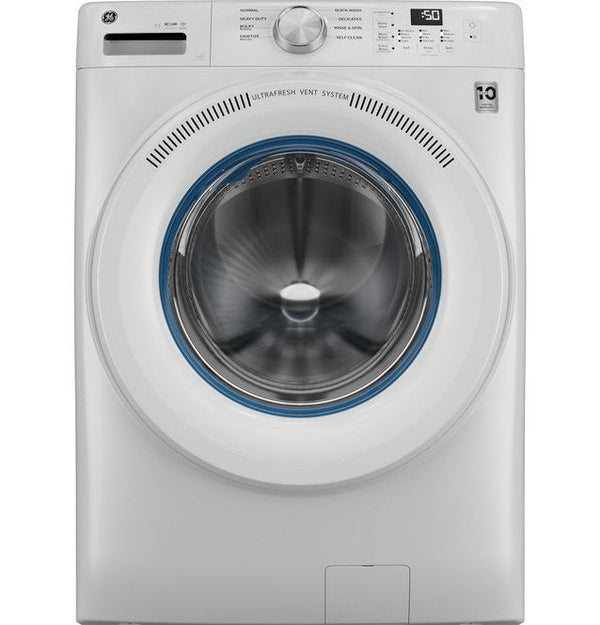 GE 4.6 cu. ft. White Front Load Washer