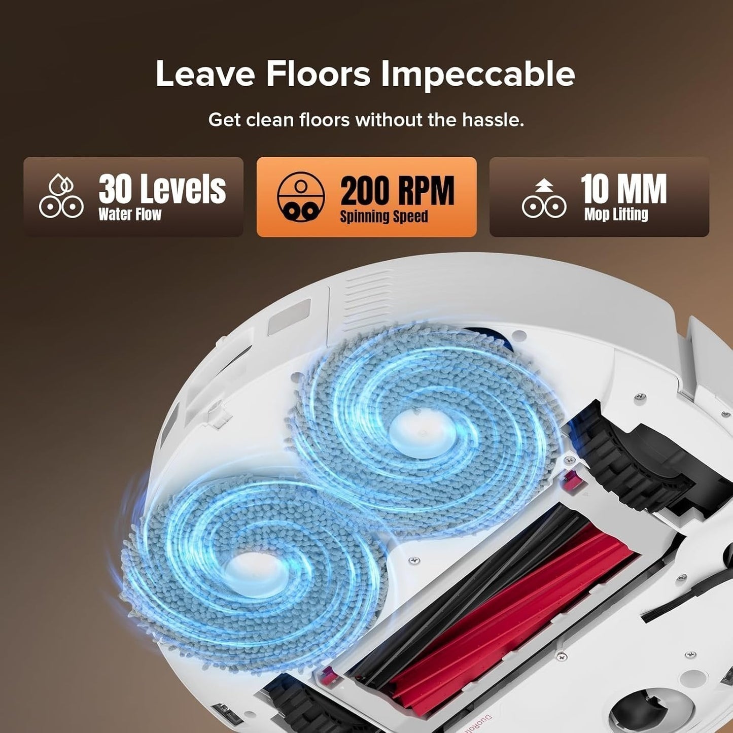 Roborock Qrevo Edge S5A Robot Vacuum & Mop, 18,500Pa, Zero-Tangle