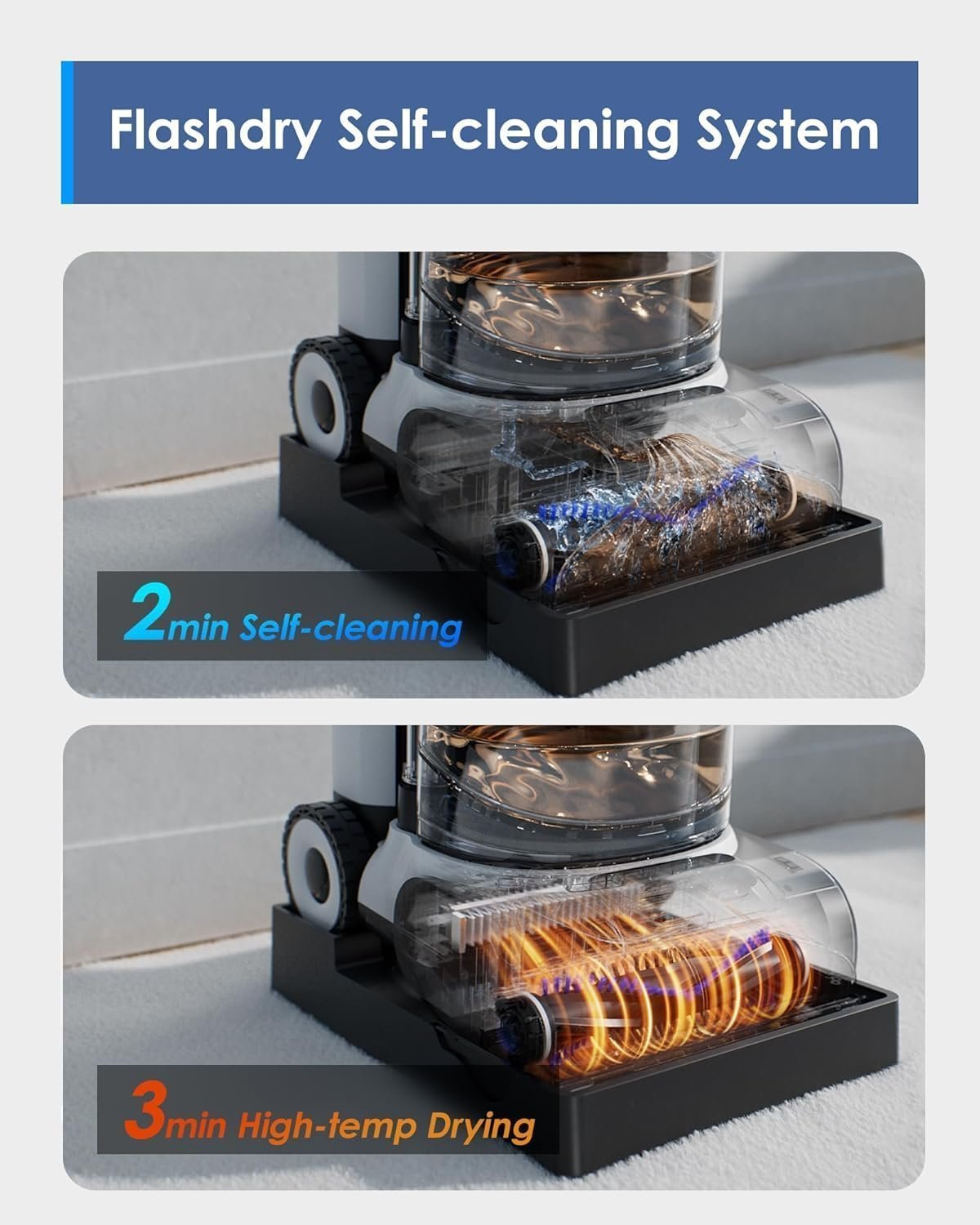 Tineco CARPET ONE Cruiser Smart Carpet Cleaner with Self-Cleaning & FlashDry