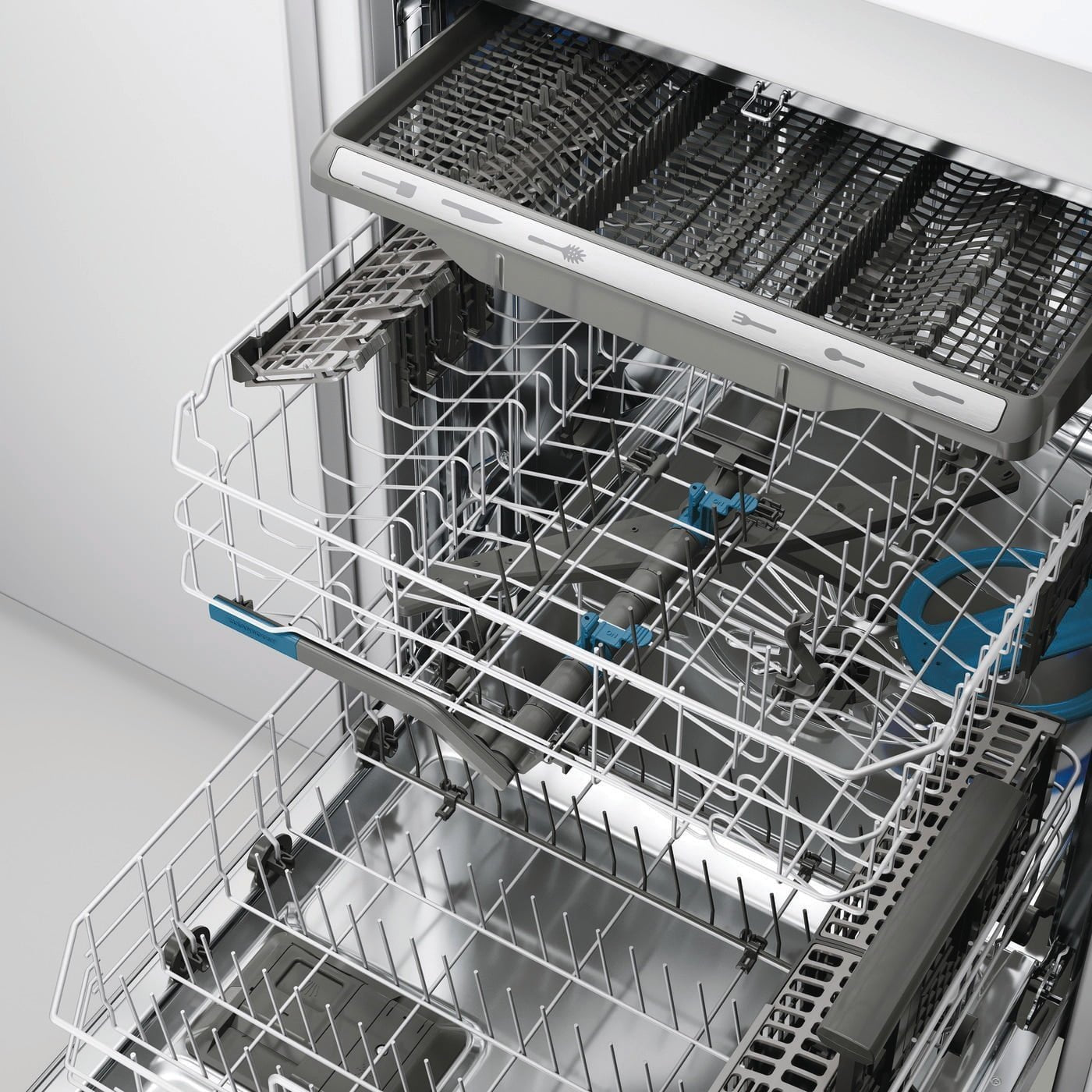 Frigidaire Gallery 24″ Dishwasher with CleanBoost, Stainless Steel
