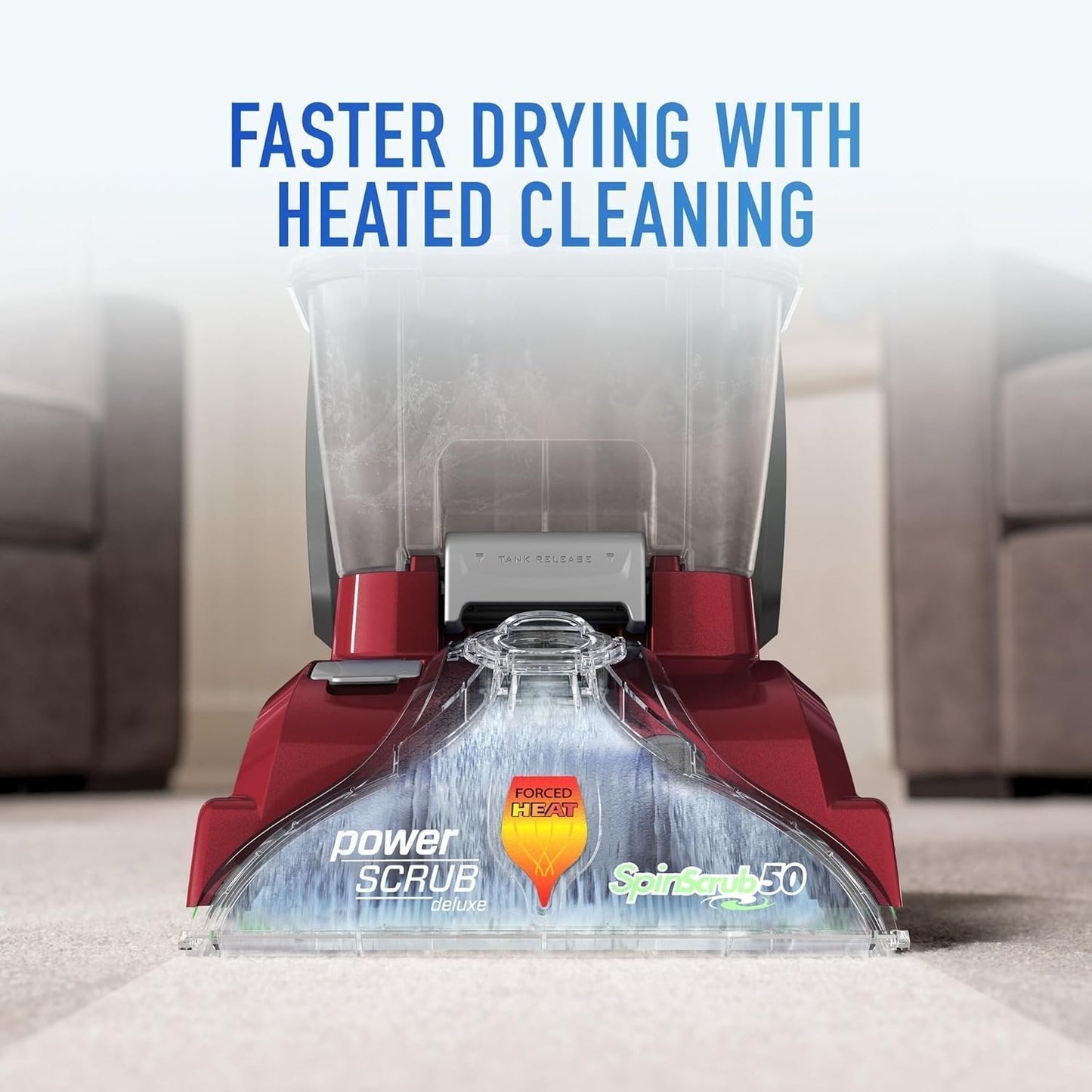 Hoover PowerScrub Deluxe Carpet Cleaner for Carpet & Upholstery with Tools