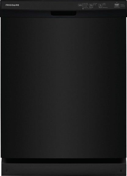 Frigidaire 24″ Built-In Dishwasher, Front Control, Black