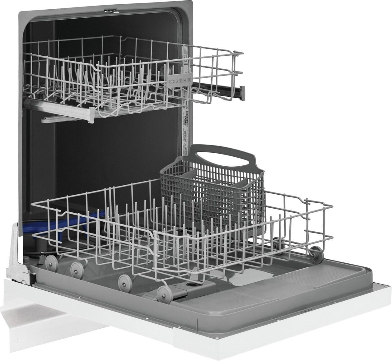 Frigidaire FDPC4221AW 24″ Built-In Dishwasher, Front Control, White