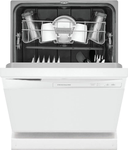 Frigidaire FDPC4221AW 24″ Built-In Dishwasher, Front Control, White