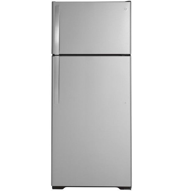 GE 17.5 cu. ft. Stainless Steel Top Freezer Refrigerator