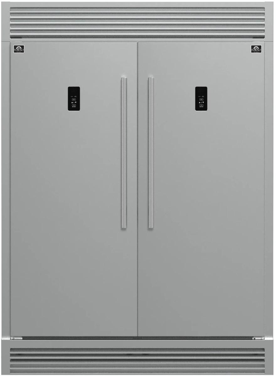FORNO 28 cu. ft. White Side-by-Side Refrigerator