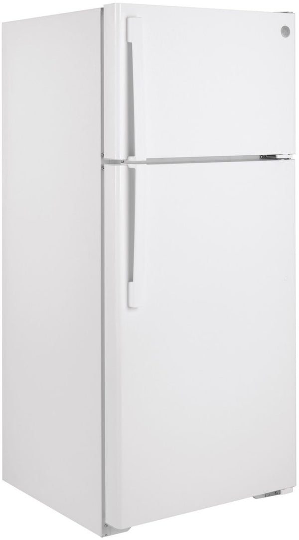 GE 16.6 cu. ft. White Top Freezer Refrigerator
