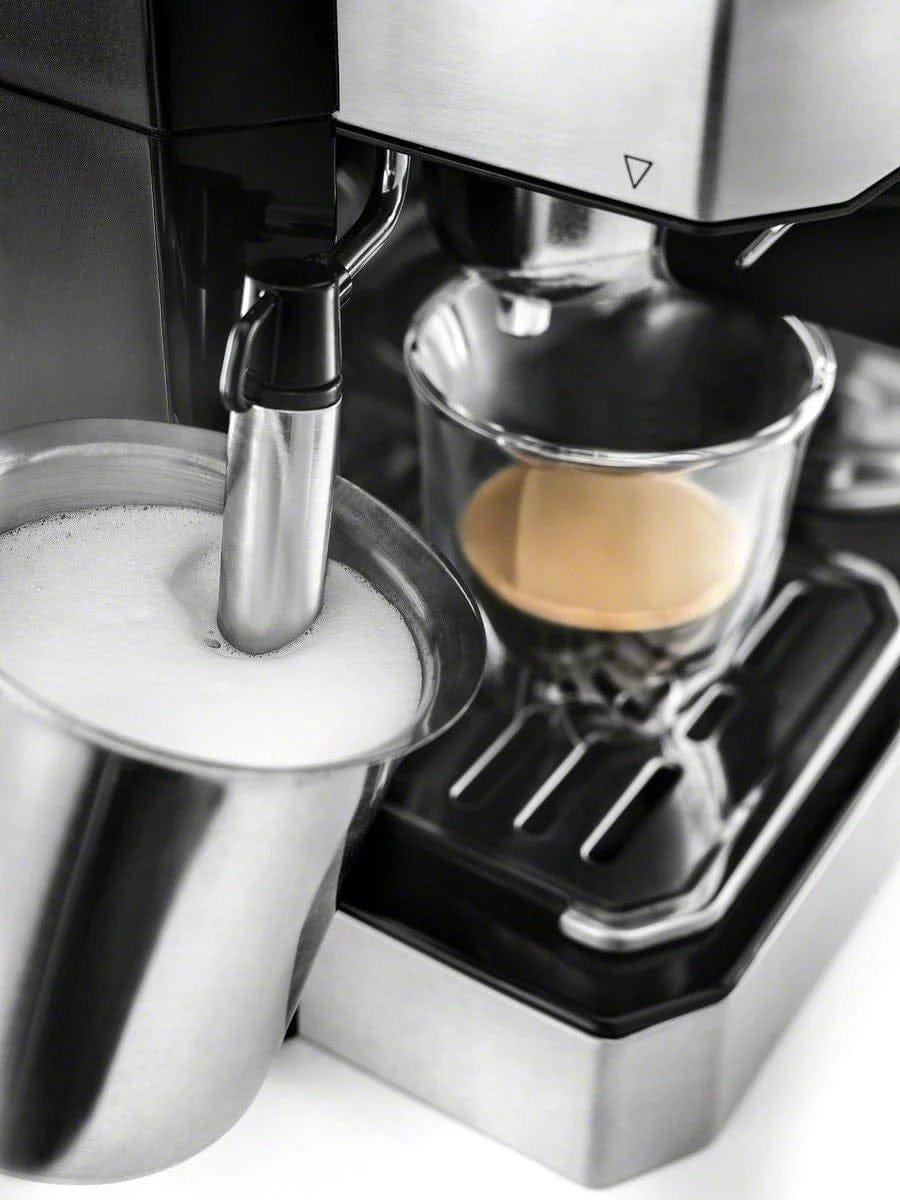 De’Longhi COM530M – Digital All-in-One Combination Coffee and Espresso Machine – Black and Stainless Steel