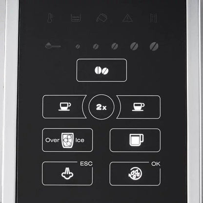 De’Longhi – Dinamica TrueBrew Over Ice Fully Automatic Coffee and Espresso Machine- Chrome and Black
