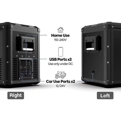ICECO VL90 ProD 95 Quarts(90L) Dual Zone Portable Refrigerator, Multi Directional Lid, 12 Volt Refrigerator Home & Car Use