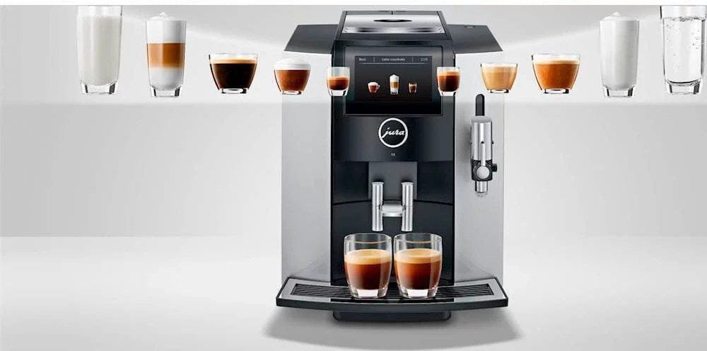Jura S8 Espresso Machine with 15 bars of pressure and Milk Frothier