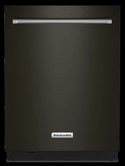 KitchenAid – Top Control Built-In Dishwasher with Stainless Steel Tub, FreeFlex Third Rack, 44dBA – Black stainless steel